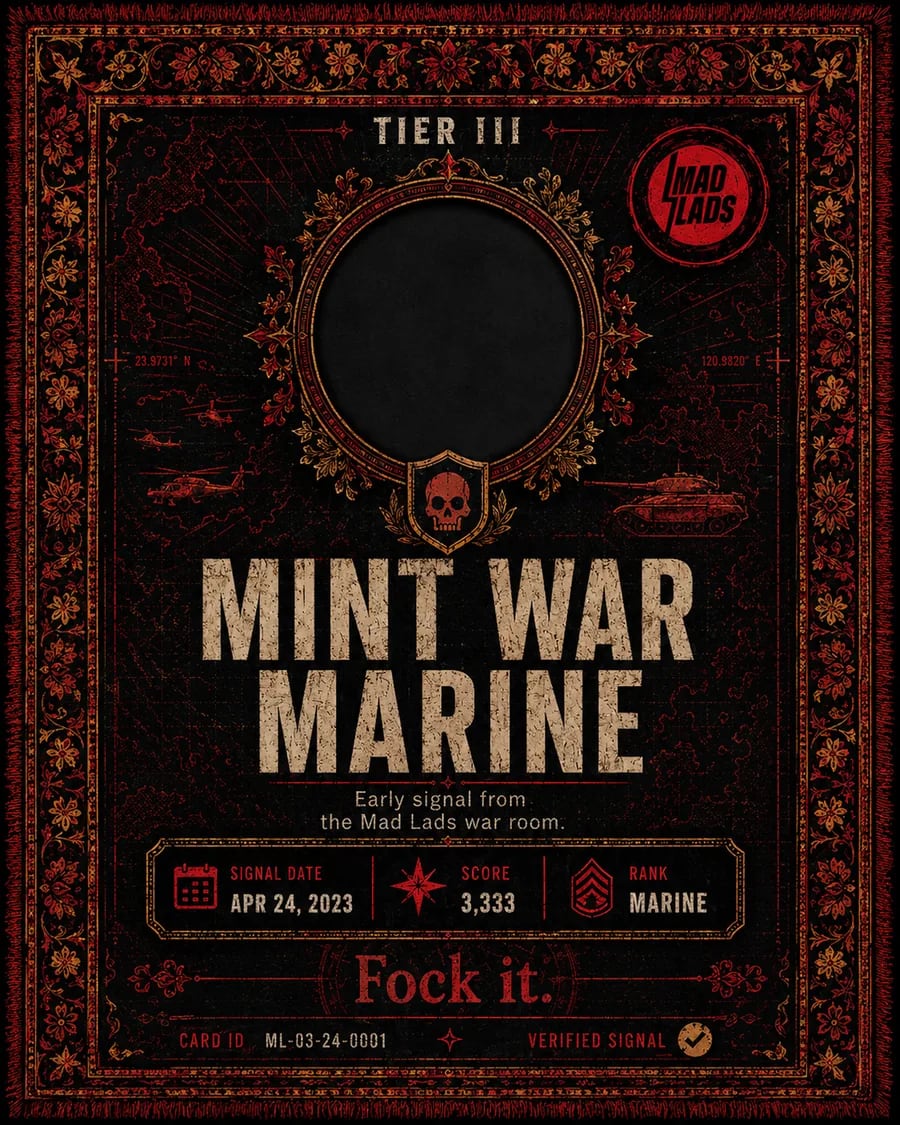 Mint War Marine preview